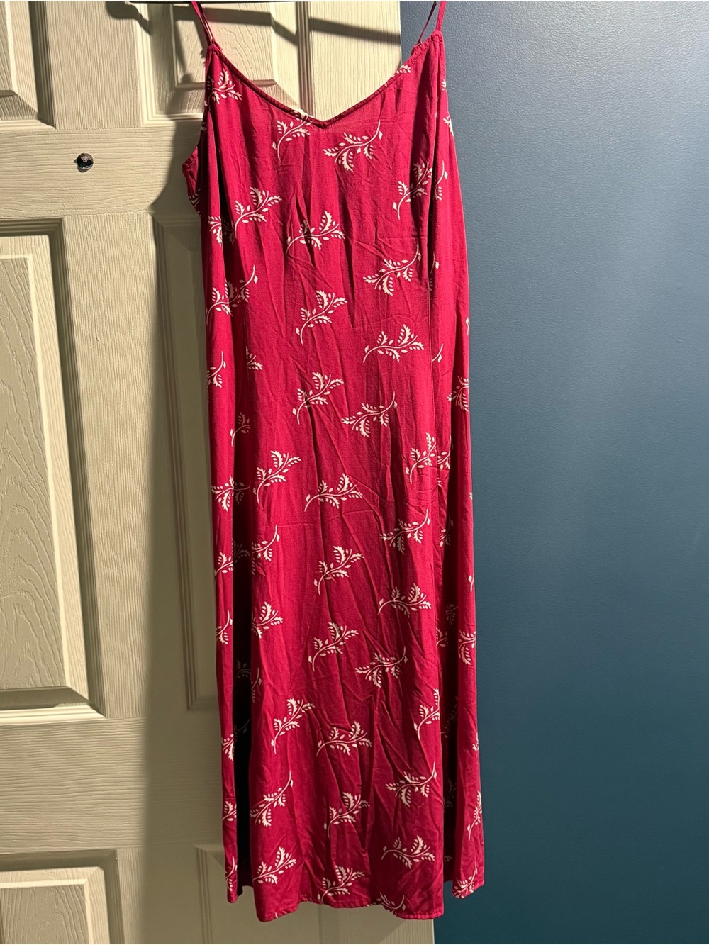 Pink Floral Slip Dress